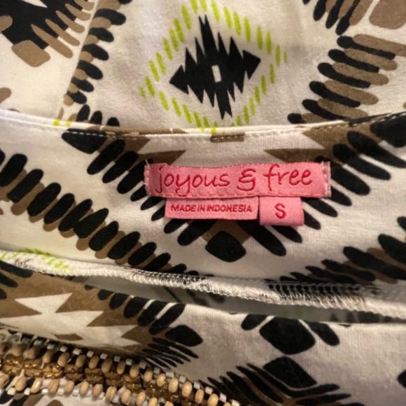 Joyous & Free Southwestern Print Dress S FREE SHIP - Picture 5 of 5